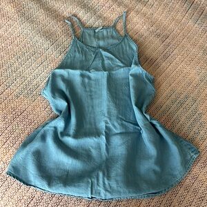 Light Denim Halter Top